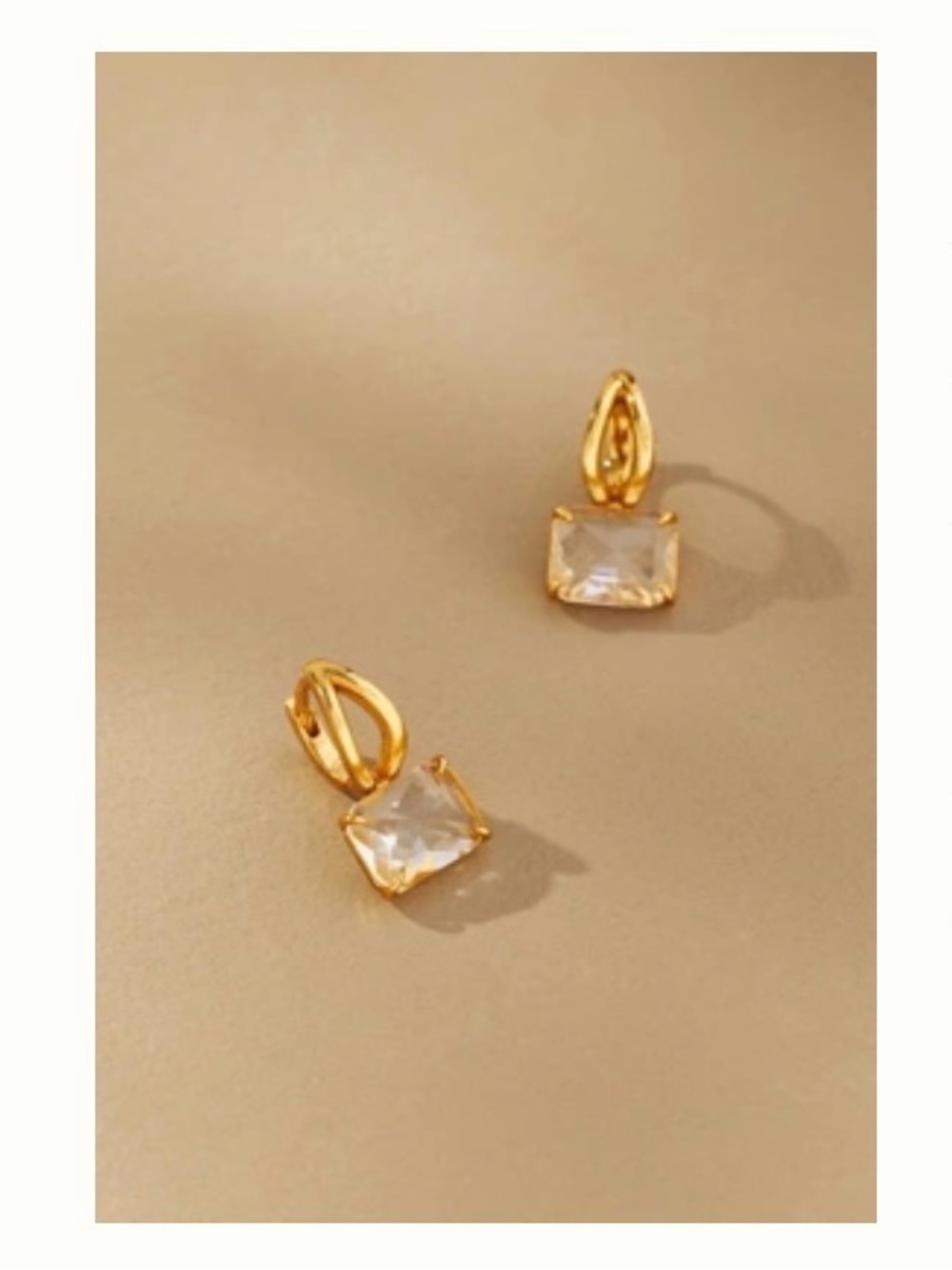 Anthropologie mini Gem Drop Earrings